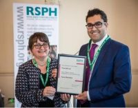 It’s a Double-whammy For Verner Wheelock at RSPH Prize-giving and AGM