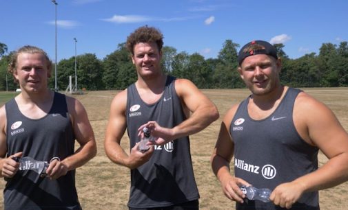 Rugby Stars Back Harrogate Water Recycling