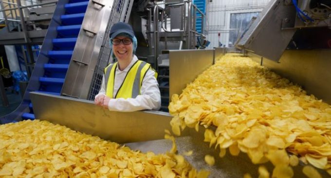 PepsiCo invests £8 million in Lincolnshire factory to meet soaring demand for Pipers Crisps